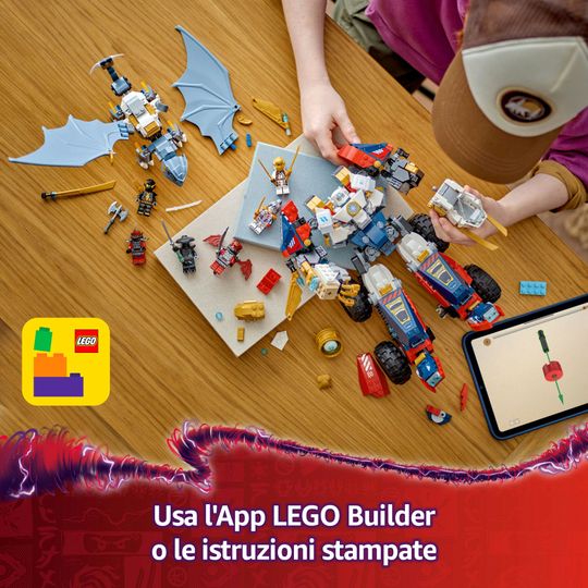 Lego Ninjago 71834 Mech Ultra Combinatore di Zane - LEGO