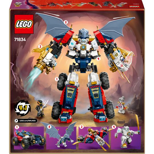 Lego Ninjago 71834 Mech Ultra Combinatore di Zane - LEGO