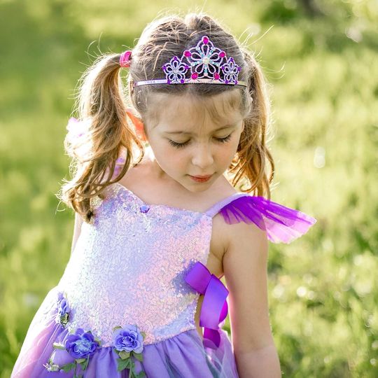 Tiara Lilla con Pietre Preziose - Great Pretenders