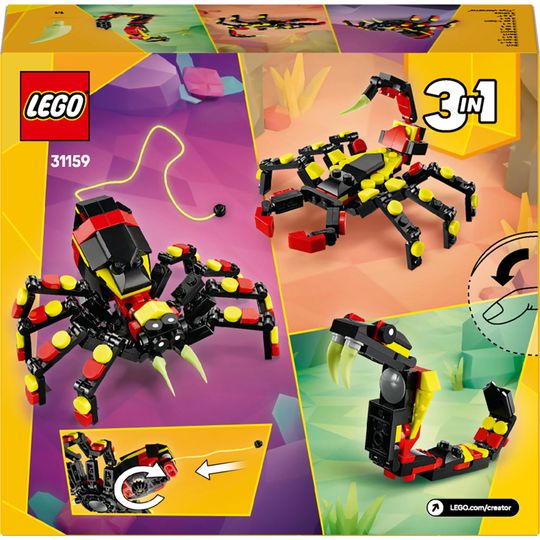 Lego Creator 3 in 1 31159 Animali Selvatici - Ragno - LEGO
