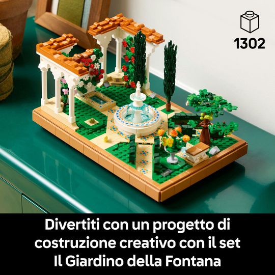 Lego Icons 10359 Il Giardino della Fontana - LEGO