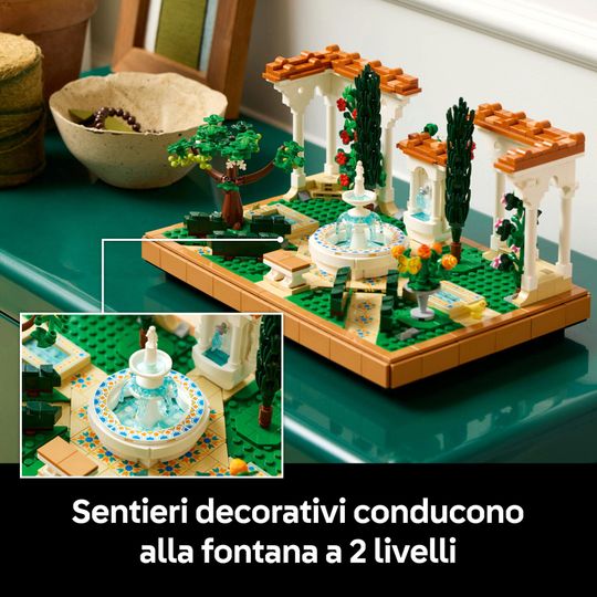 Lego Icons 10359 Il Giardino della Fontana - LEGO