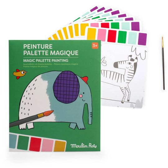 Tavolozza magica che dipinge Les Toupitis - Moulin Roty