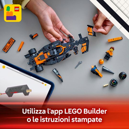 Lego Speed Champions 77251 - Auto da Corsa McLaren F1 Team MCL38 - LEGO