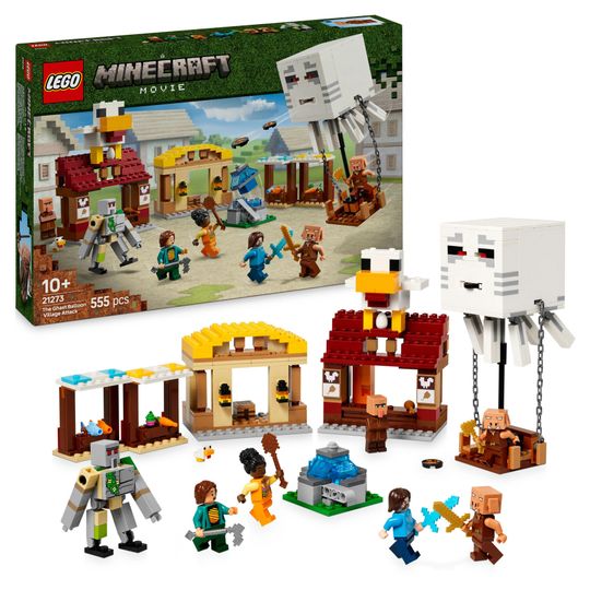 Lego Minecraft 21273 - Attacco al Villaggio del Ghast-Pallone - LEGO