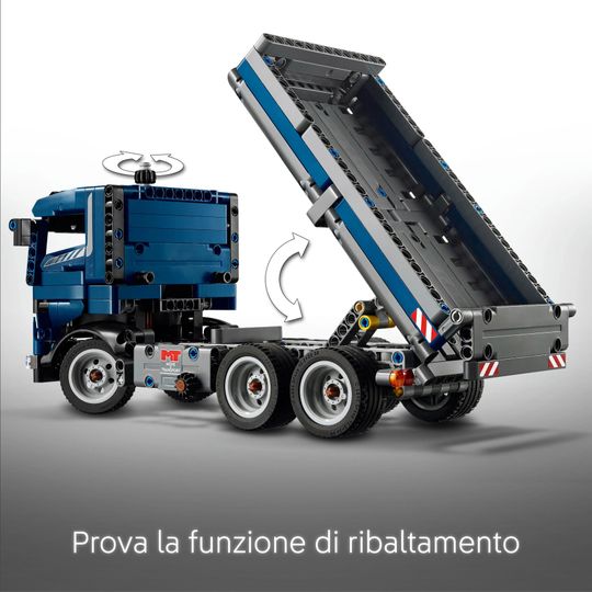Lego Technic 42203 - Autocarro con Cassone Ribaltabile - LEGO