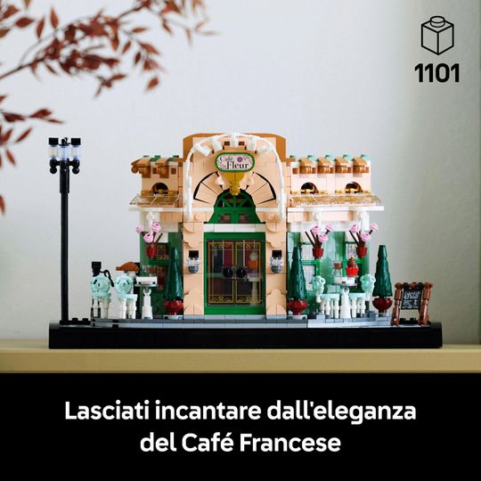 Lego Icons 10362 - Café Francese - Kit Modellismo Fai da Te - LEGO