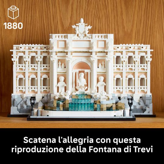 Lego Architecture 21062 - Fontana di Trevi - Kit Modellismo di Monumenti - LEGO