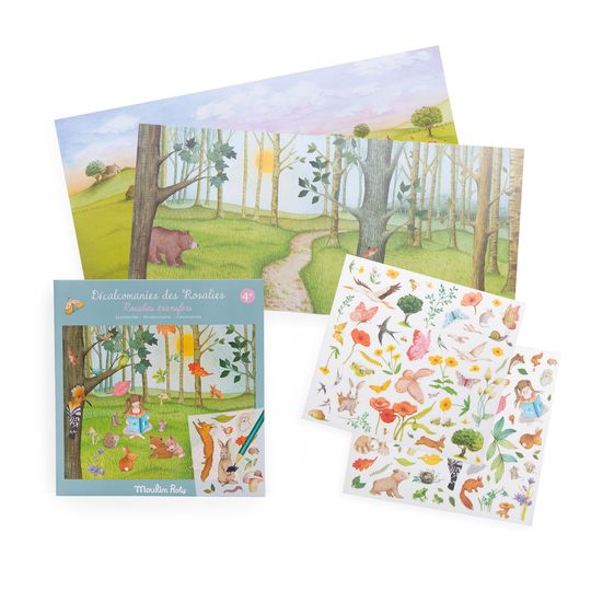 Set adesivi riposizionabili -  Les Rosalies - Moulin Roty
