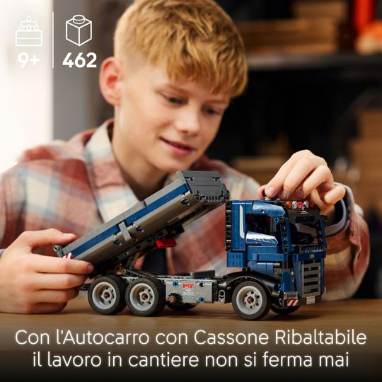Lego Technic 42203 - Autocarro con Cassone Ribaltabile - LEGO