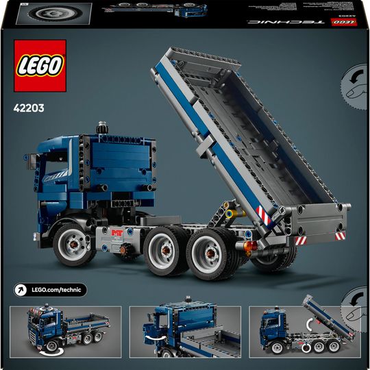Lego Technic 42203 - Autocarro con Cassone Ribaltabile - LEGO