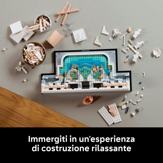 Lego Architecture 21062 - Fontana di Trevi - Kit Modellismo di Monumenti - LEGO