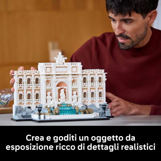 Lego Architecture 21062 - Fontana di Trevi - Kit Modellismo di Monumenti - LEGO