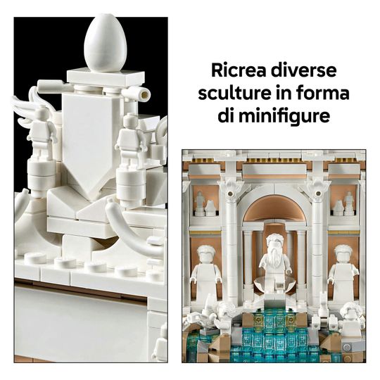 Lego Architecture 21062 - Fontana di Trevi - Kit Modellismo di Monumenti - LEGO