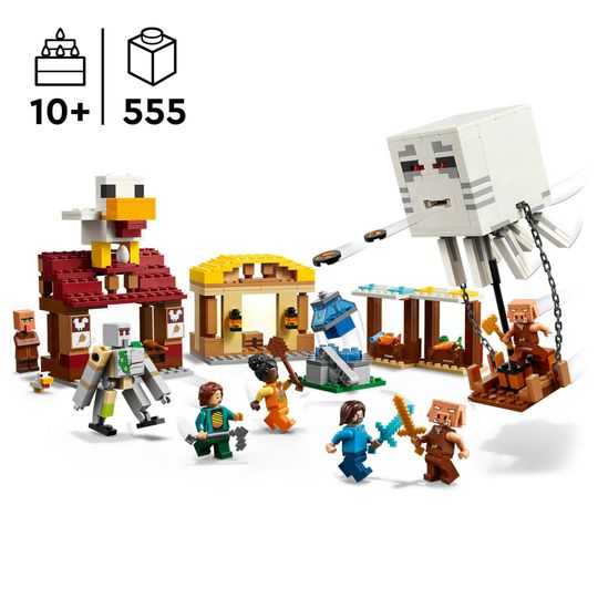 Lego Minecraft 21273 - Attacco al Villaggio del Ghast-Pallone - LEGO