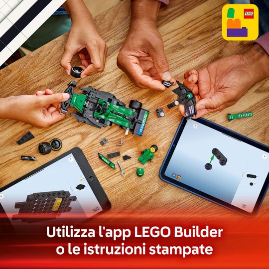 Lego Speed Champions 77245 - Auto da Corsa Aston Martin Aramco F1 AMR24 - LEGO