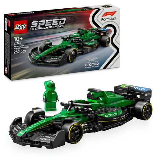 Lego Speed Champions 77245 - Auto da Corsa Aston Martin Aramco F1 AMR24 - LEGO
