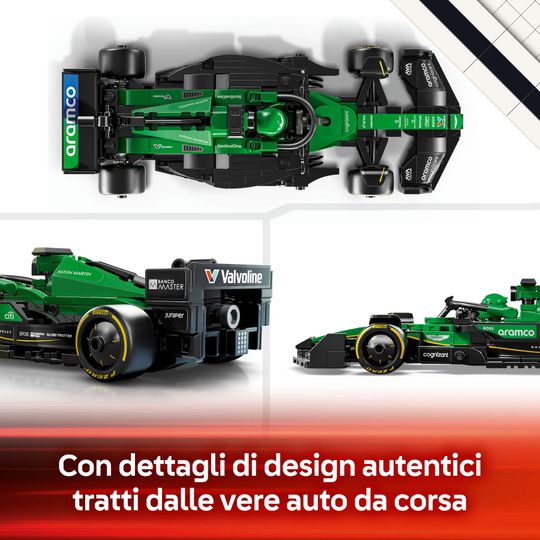 Lego Speed Champions 77245 - Auto da Corsa Aston Martin Aramco F1 AMR24 - LEGO
