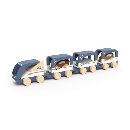 Trenino con 3 Macchinine - Speedy Monkey