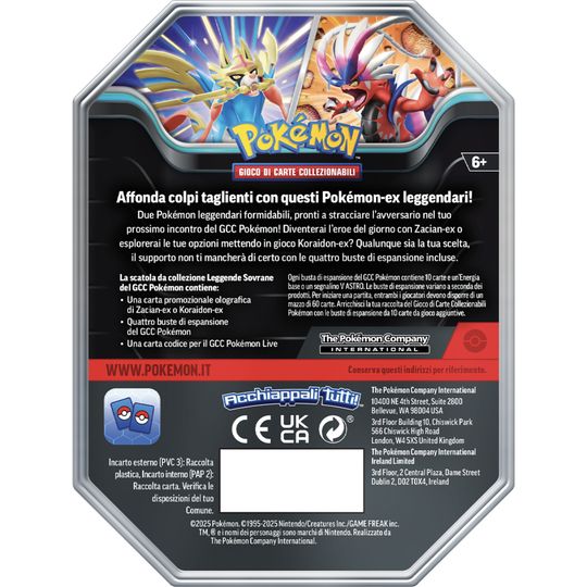 Scatola singola assortita da collezione, Leggende Sovrane - Pokémon