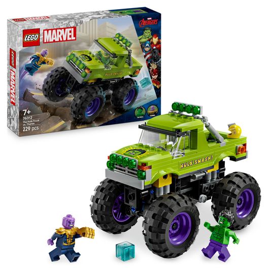 Lego marvel 76312 Truck di Hulk contro Thanos - LEGO, Marvel