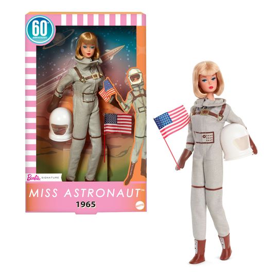 Barbie Signature Astronauta – Bambola da Collezione Vintage con Tuta Spaziale e Casco del 1965 - Barbie