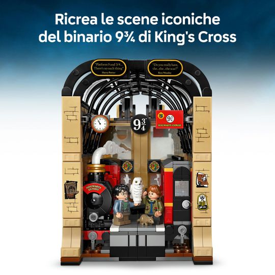 LEGO Harry Potter 76450 Book Nook Hogwarts Express: treno, 4 personaggi - Harry Potter, LEGO