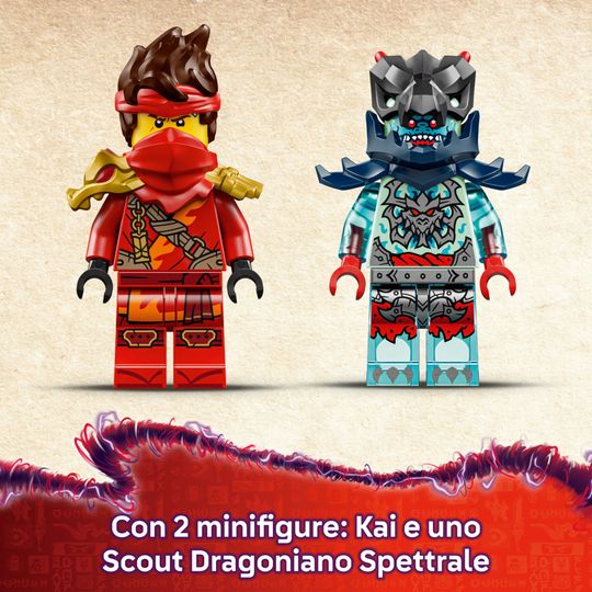 LEGO Ninjago 71838 Moto Kai: 2 motociclette, 2 minifigure - LEGO