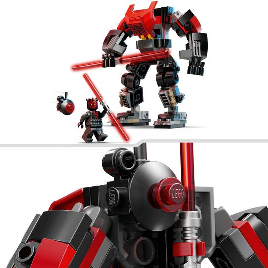 LEGO Star Wars 75411 Mech Darth Maul: action figure, spada laser - LEGO, Star Wars