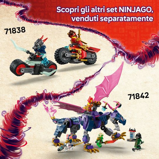 LEGO Ninjago 71839 Battle Mech Spinjitzu Arin: drago, 2 minifigure - LEGO