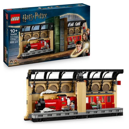 LEGO Harry Potter 76450 Book Nook Hogwarts Express: treno, 4 personaggi - Harry Potter, LEGO