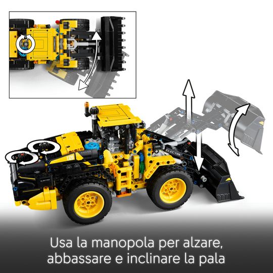 LEGO Technic 42209 - Ruspa pala gommata Volvo _120 electric - LEGO