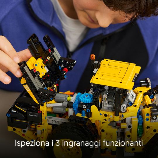 LEGO Technic 42209 - Ruspa pala gommata Volvo _120 electric - LEGO