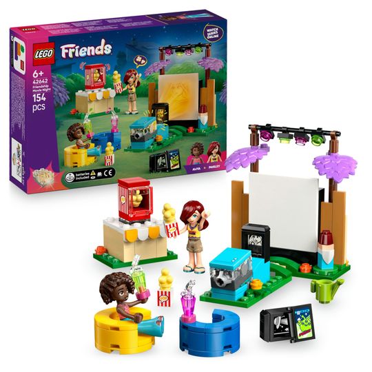 LEGO Friends 42642 Movie Night Amicizia: 2 Mini Bamboline - LEGO