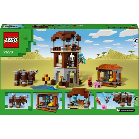 LEGO Minecraft 21278 Avamposto saccheggiatore: fortezza, razziatore - LEGO, Minecraft