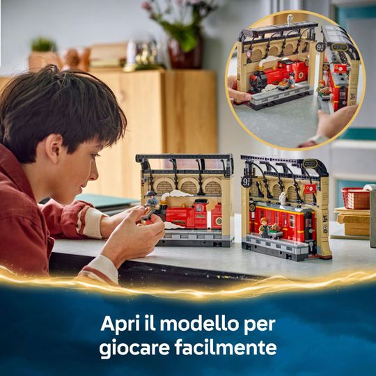 LEGO Harry Potter 76450 Book Nook Hogwarts Express: treno, 4 personaggi - Harry Potter, LEGO