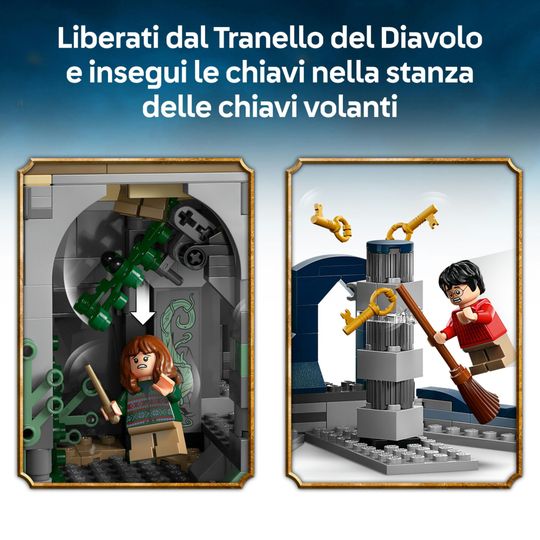 LEGO Harry Potter 76454 Hogwarts: Torre scalinata, modulare - Harry Potter, LEGO