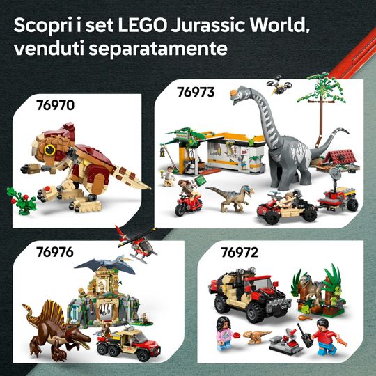 LEGO Jurassic World 76975 Fuga sul fiume dal T. Rex - Jurassic World, LEGO