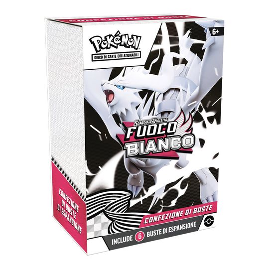 Confezione 6 buste Pokémon Scarlatto e Violetto, Fuoco Bianco - Pokémon