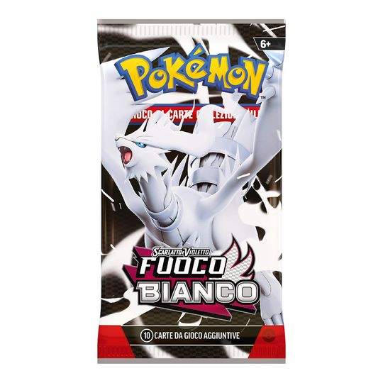 Confezione 6 buste Pokémon Scarlatto e Violetto, Fuoco Bianco - Pokémon