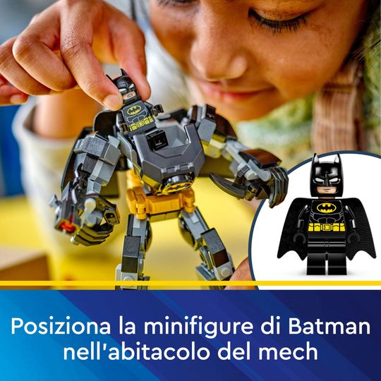 LEGO DC 76270 Armatura Mech di Batman - DC Comics, LEGO