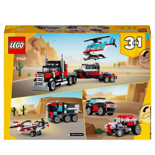 LEGO Creator 31146 3 in 1 Autocarro con Elicottero - LEGO