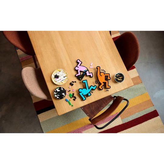 LEGO Art Keith Haring 31216, Opera Da Parete con Figure Danzanti, da collezione - LEGO