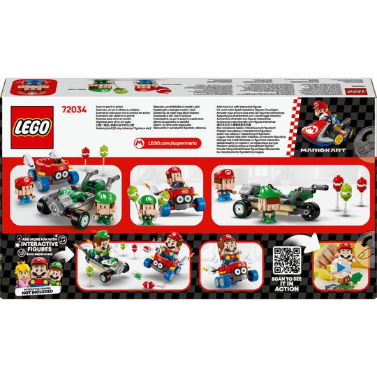 LEGO Super Mario 72034 Mario Kart : Baby Mario vs Baby Luigi - LEGO, Super Mario