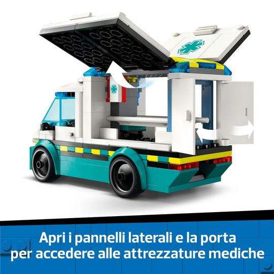 LEGO City 60451 Ambulanza di Emergenza - LEGO