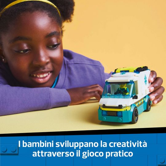 LEGO City 60451 Ambulanza di Emergenza - LEGO