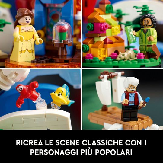 LEGO Ideas 21352 Magia Disney, Set Da Collezione Per Adulti Da Costruire con Personaggi - Disney, LEGO