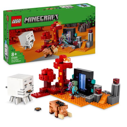 LEGO Minecraft 21255 Agguato Nel Portale Del Nether - LEGO, Minecraft