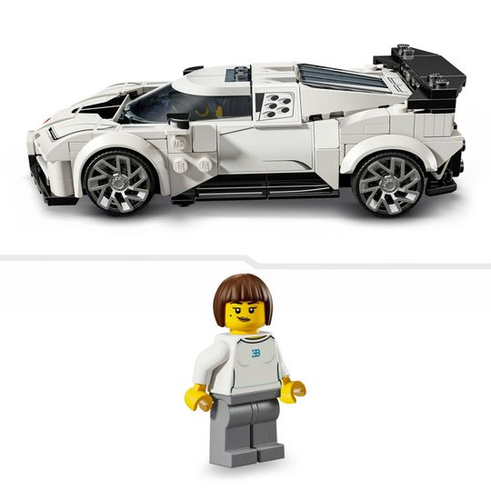 LEGO Speed Champions 77240 Bugatti Centodieci con Minifigure - LEGO