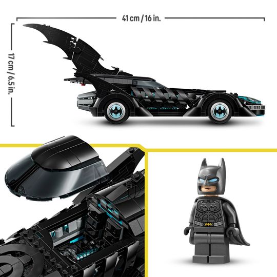LEGO DC 76304 Batmobile Batman Forever con Minifigure 12+ - DC Comics, LEGO